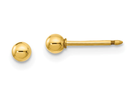 14k Yellow Gold Earrings Style 1E-SP - Classique Jewelry Inc.