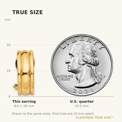 14K Fancy Non-pierced Earrings