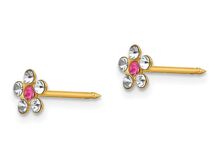 14k Yellow Gold Earrings Style 226E - Classique Jewelry Inc.