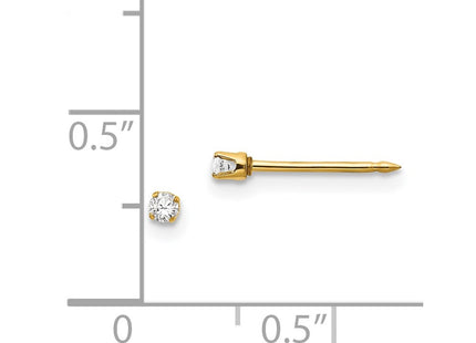 14k Yellow Gold Earrings Style 23E - Classique Jewelry Inc.