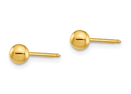 18k Yellow Gold Earrings Style 241E - Classique Jewelry Inc.