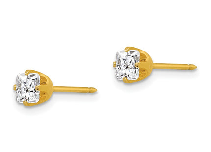 14k Yellow Gold Earrings Style 264E - Classique Jewelry Inc.