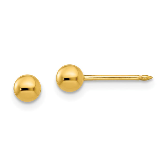 14K gold earrings