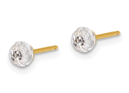 14k Yellow Gold Earrings Style 302E - Classique Jewelry Inc.