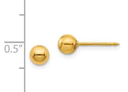 Inverness 14k Ball Post Earrings