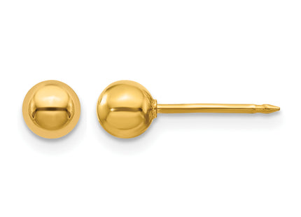 Inverness 14k Ball Post Earrings