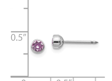 14k White Gold Earrings Style 456E - Classique Jewelry Inc.