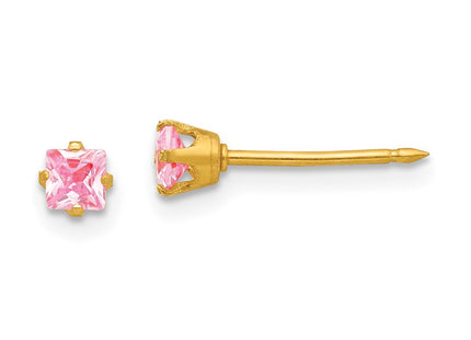 14k Yellow Gold Earrings Style 470E - Classique Jewelry Inc.