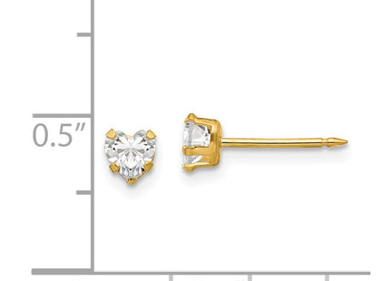 14k Yellow Gold Earrings Style 472E - Classique Jewelry Inc.