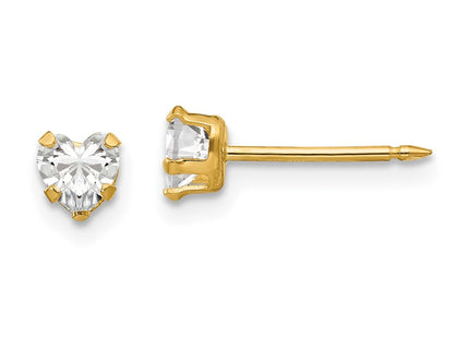 14k Yellow Gold Earrings Style 472E - Classique Jewelry Inc.