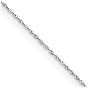 14k White Gold Chains Style 4RW-24 - Classique Jewelry Inc.