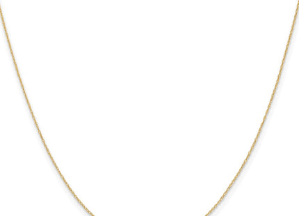 14K gold rope link chain, alternate view