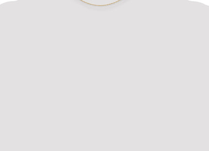 14K Carded . Cable Rope with Spring Ring Clasp Chain (Style 5RY-13)