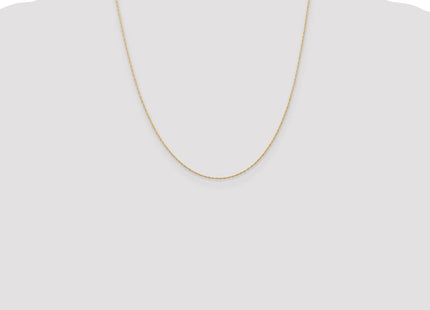 14K Carded . Cable Rope with Spring Ring Clasp Chain (Style 5RY-20)
