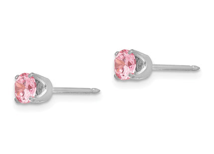 14k White Gold Earrings Style 67E - Classique Jewelry Inc.