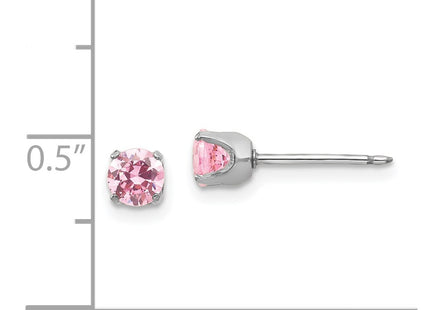 14k White Gold Earrings Style 67E - Classique Jewelry Inc.