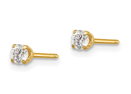14k Yellow Gold Earrings Style 68E - Classique Jewelry Inc.