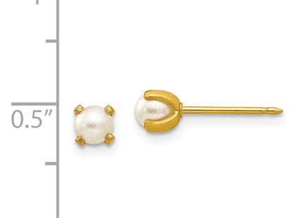 14k Yellow Gold Earrings Style 71E - Classique Jewelry Inc.