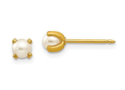 14k Yellow Gold Earrings Style 71E - Classique Jewelry Inc.