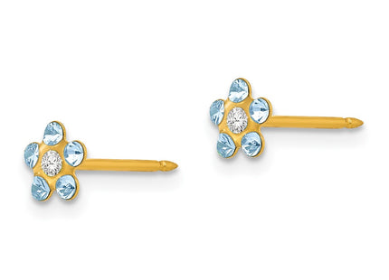 14k Yellow Gold Earrings Style 783E - Classique Jewelry Inc.