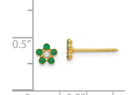 14k Yellow Gold Earrings Style 785E - Classique Jewelry Inc.