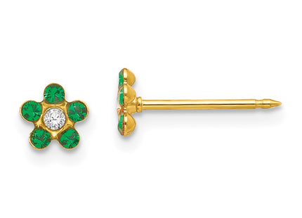 14k Yellow Gold Earrings Style 785E - Classique Jewelry Inc.