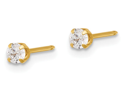 14k Yellow Gold Earrings Style 7E-SP - Classique Jewelry Inc.
