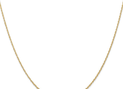 14K gold rope link chain, alternate view