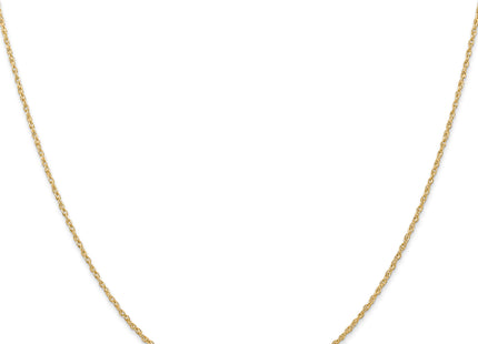 14K Carded . Cable Rope with Spring Ring Clasp Chain, 16 x 0.7mm