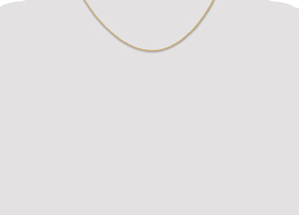 14K Carded . Cable Rope with Spring Ring Clasp Chain, 16 x 0.7mm