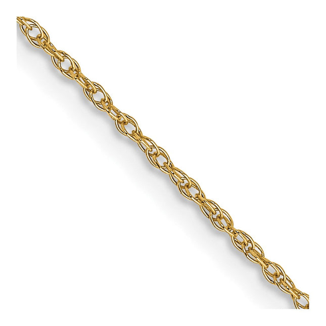 14k . Carded Cable Rope Chain, 22 x 1.35mm