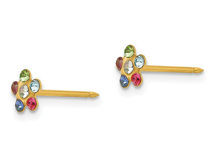 14k Yellow Gold Earrings Style 809E/1 - Classique Jewelry Inc.