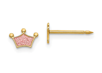 14k Yellow Gold Earrings Style 844E - Classique Jewelry Inc.