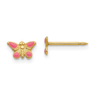 14k Yellow Gold Earrings Style 847E - Classique Jewelry Inc.