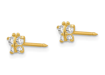 14k Yellow Gold Earrings Style 848E - Classique Jewelry Inc.