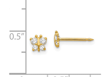 14k Yellow Gold Earrings Style 848E - Classique Jewelry Inc.