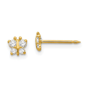 14k Yellow Gold Earrings Style 848E - Classique Jewelry Inc.
