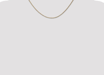 14K Carded . Cable Rope with Spring Ring Clasp Chain (Style 8RY-16)