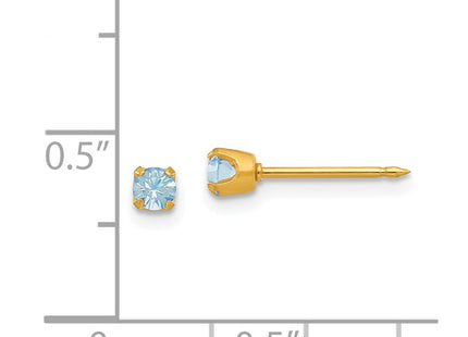 14k Yellow Gold Earrings Style 95E - Classique Jewelry Inc.