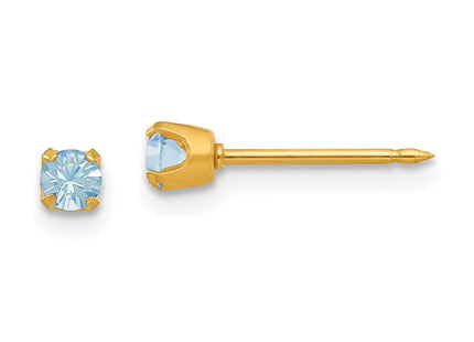 14k Yellow Gold Earrings Style 95E - Classique Jewelry Inc.
