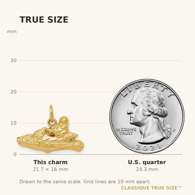 14K Go-Kart Charm