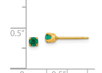 14k Yellow Gold Earrings Style 97E - Classique Jewelry Inc.