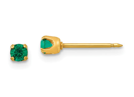 14k Yellow Gold Earrings Style 97E - Classique Jewelry Inc.