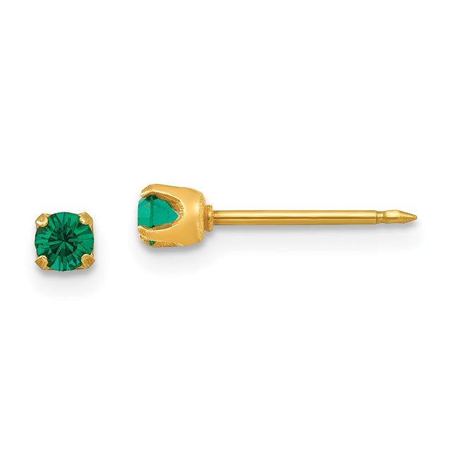 14k Yellow Gold Earrings Style 97E - Classique Jewelry Inc.