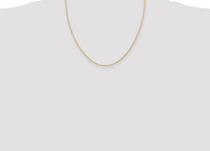 14K Carded . Cable Rope with Spring Ring Clasp Chain (Style 9RY-20)