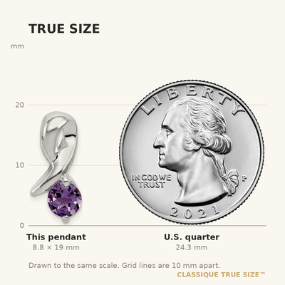 Sterling Silver Amethyst Pendant