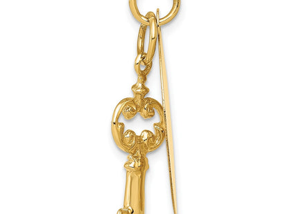 14k Yellow Gold Jewelry Style A0128 - Classique Jewelry Inc.