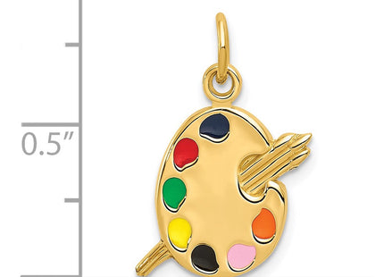 14K gold charm, further view