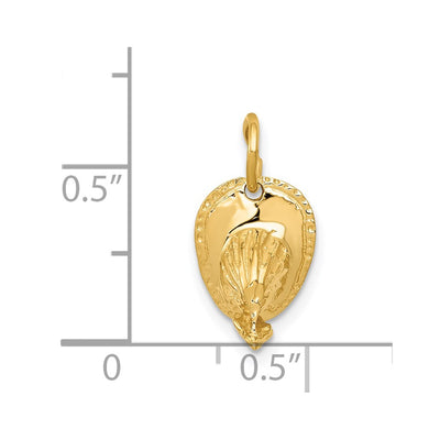 14K 3D Fireman's Hat Charm