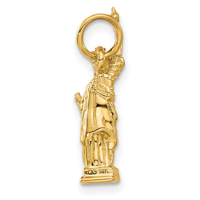 14K 3D Statue Of Liberty Charm